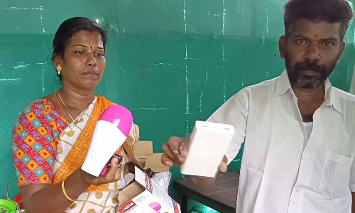 செல்போனுக்கு பதிலாக ஹேர் டிரையரை  அனுப்பி மோசடி- ஆன்லைன் நிறுவனம் மீது புகார்