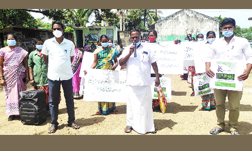 பிளாஸ்டிக் ஒழிப்பு குறித்து விழிப்புணர்வு