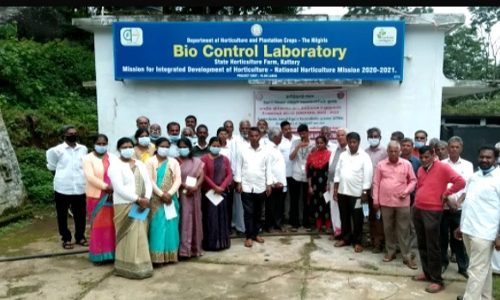 குன்னூர் காட்டேரி பூங்காவில் விவசாயிகளுக்கான பயிற்சி