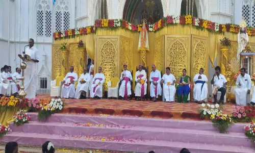 புனிதர் பட்டம் பெற்ற தேவசகாயத்திற்கு நன்றி திருப்பலி