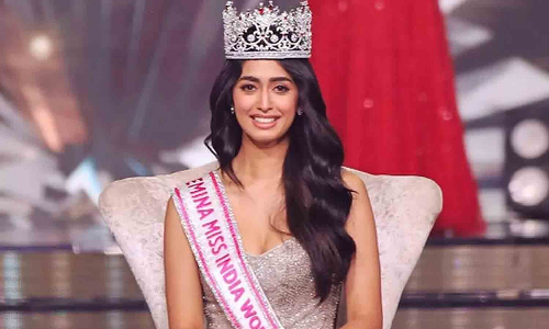 மிஸ் இந்தியா பட்டத்தை கைப்பற்றிய சினி ஷெட்டி