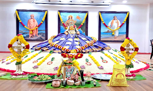 சுவாமி விவேகானந்தர் நினைவு தினத்தையொட்டி அன்ன பூஜை