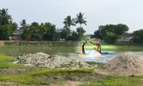 ஆடு மேய்க்கும் தொழிலாளி குட்டை நீரில் மூழ்கி பலி