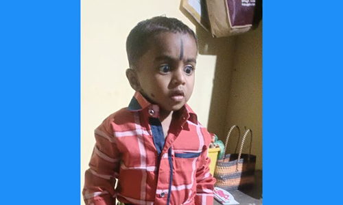 மாயமான குழந்தை குளத்தில் பிணமாக மீட்பு