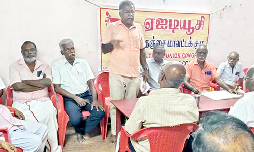 மணல் கொள்ளையை தடுக்க வலியுறுத்தல்