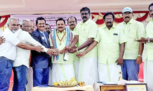 அரியலூரில் அரிமா சங்கம் புதியநிர்வாகிகள் பதவியேற்பு விழா