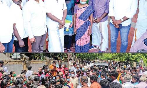 தச்சநல்லூரில் கொலை செய்யப்பட்ட தொழிலாளி உடலை உறவினர்களிடம் ஒப்படைக்க நடவடிக்கை-கலெக்டர், துணை போலீஸ் கமிஷனர் பேச்சுவார்த்தையில் உடன்பாடு