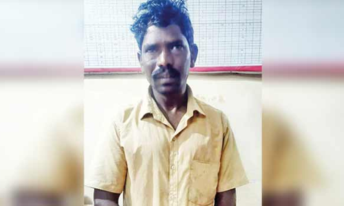 சேலம் அருகே  ெபண் கொலையில்  பெயிண்டர் கைது  மலையில் பதுங்கி இருந்தபோது போலீசார் சுற்றி வளைத்தனர்