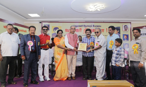 கடலூர்  - தி சுசான்லி டாக்டர் ரவி, உஷா ரவிக்கு விருது