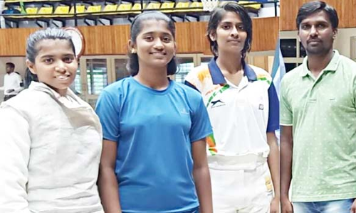 காமன்வெல்த் வாள்வீச்சு போட்டிக்கு 3 தமிழக வீராங்கனைகள் தேர்வு