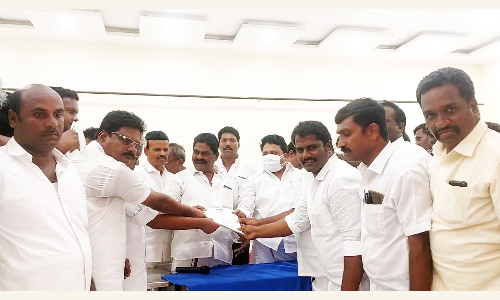 தி.மு.க. உட்கட்சி தேர்தலுக்கான விருப்ப மனுக்கள்