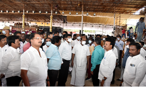 திருவண்ணாமலைக்கு முதல்-அமைச்சர் மு.க.ஸ்டாலின் வருகை