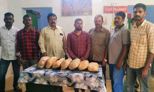 வட மாநிலத்தில் இருந்து திருப்பூருக்கு ரெயிலில்  கஞ்சா கடத்தி வந்த வாலிபர் கைது - 6 கிலோ பறிமுதல்