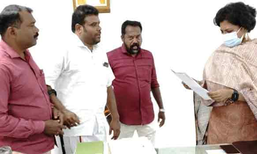 கலெக்டரிடம் பாஜகவினர் புகார் மனு