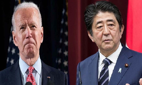 ஜப்பான் முன்னாள் பிரதமர் ஷின்ஜோ அபே மறைவுக்கு அமெரிக்க அதிபர் பைடன் ஆழ்ந்த இரங்கல்