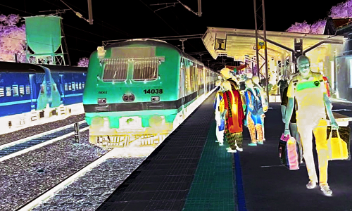 திருச்சி, சேலம் பயணிகள் ரெயில் இன்று முதல் மீண்டும் இயக்கம் - குளித்தலை ரெயில் நிலையத்தில் பொது மக்கள் உற்சாக வரவேற்பு