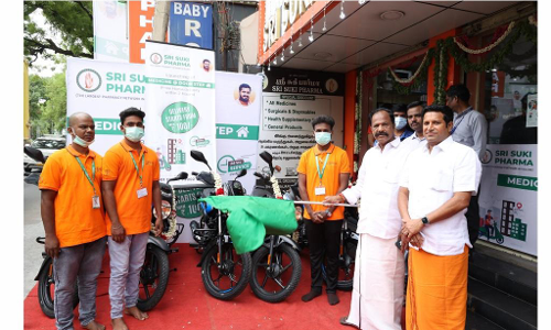 ஸ்ரீ சுகி பார்மாவில் மக்களை தேடி மருந்துகள் சேவை தொடக்க விழா