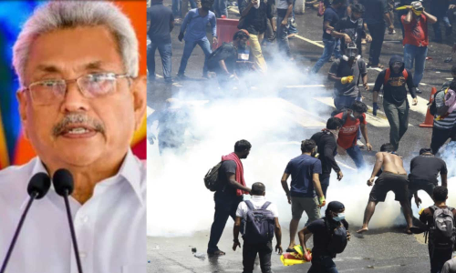 இலங்கை அதிபர் பதவியில் இருந்து 13-ந் தேதி விலகுவதாக கோத்தபய ராஜபக்சே தகவல்