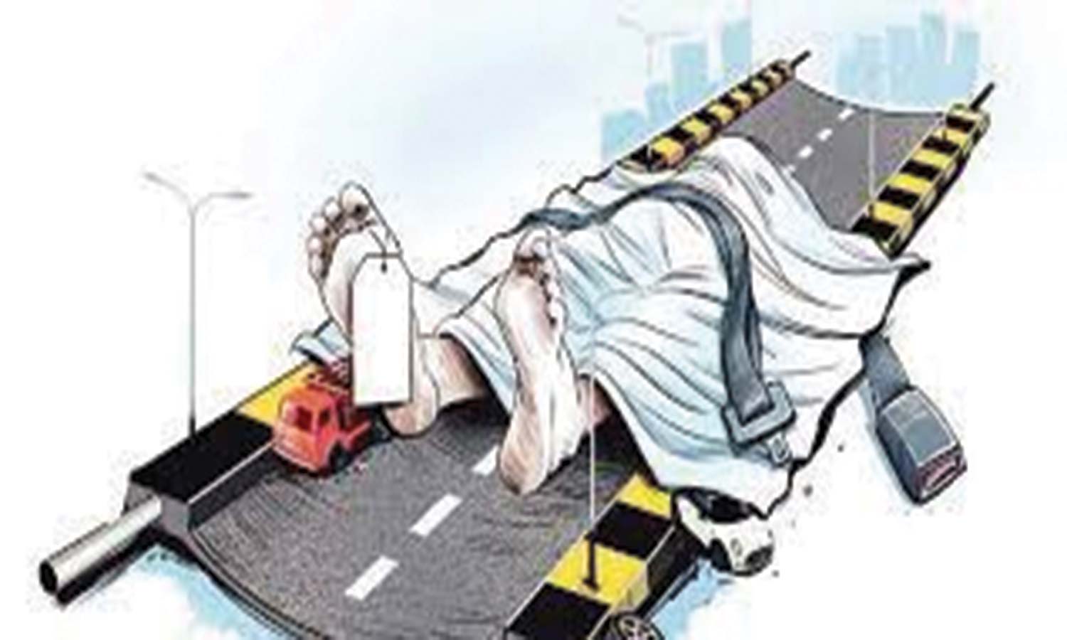 பஸ் விபத்தில் 5 பேர் படுகாயம் பஸ் விபத்தில் 5 பேர் படுகாயம்