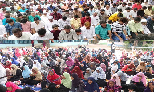 திருப்பூர் மாவட்ட பள்ளிவாசல்களில் பக்ரீத் பண்டிகை சிறப்பு தொழுகை- திரளானோர் பங்கேற்பு