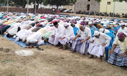 பக்ரீத் பண்டிகை சிறப்பு தொழுகை