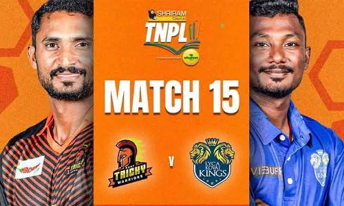 முரளி விஜய் அசத்தல் - கோவை அணி வெற்றி பெற 136 ரன்களை இலக்காக நிர்ணயித்தது திருச்சி