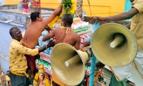 சிவகிரியில்  சேனை விநாயகர் கோவில் வருசாபிஷேகம்