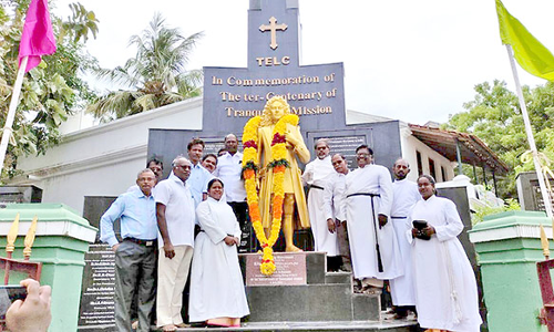 தமிழறிஞர் சீகன்பால்கு தரங்கம்பாடி வந்த 316-வது ஆண்டு தினவிழா