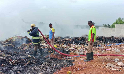 திடீர் புகை மண்டலத்தால் பொதுமக்கள் திணறல்