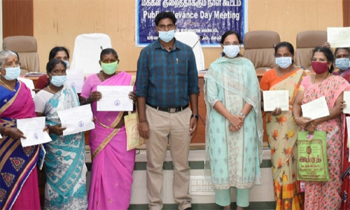 காஞ்சிபுரத்தில் மக்கள் குறைதீர்க்கும் நாள் கூட்டம்