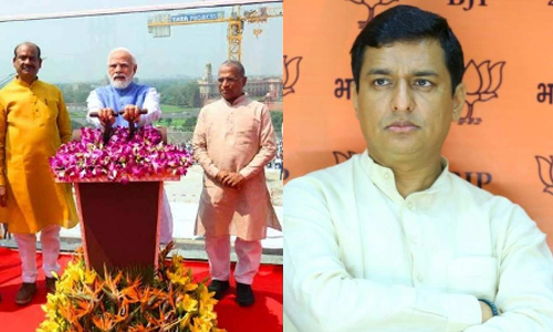 புதிய பாராளுமன்ற கட்டிடத்தில்  தேசிய சின்னம் திறப்பு-  பிரதமர் மோடி குறித்த எதிர்க்கட்சிகளின் விமர்சனத்திற்கு பாஜக பதிலடி