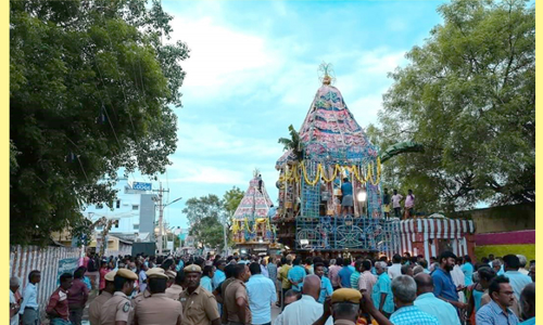 மீனாட்சி-சொக்கநாதர் கோவில் தேரோட்டம்