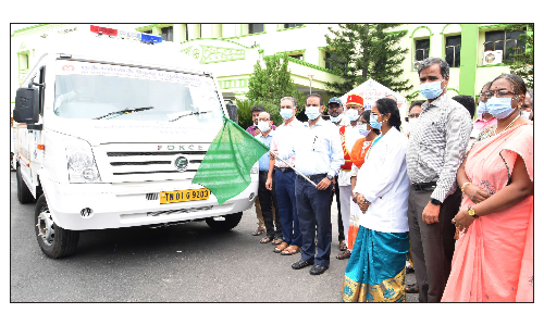 நவீன டிஜிட்டல் எக்ஸ்ரே கருவி பொருத்திய நடமாடும் வாகனம்-  கிருஷ்ணகிரி கலெக்டர் தொடங்கி வைத்தார்