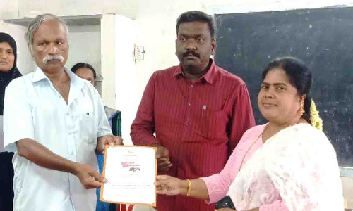 உடுமலை அரசு பள்ளியில் மேலாண்மை குழு உறுப்பினர்கள் தேர்வு