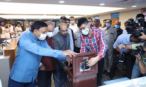 குடியரசுத் தலைவர் தேர்தல்- வாக்குப் பெட்டி சென்னை வந்தது