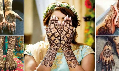 கைகளில் மலரும் மருதாணி ஓவியங்கள்