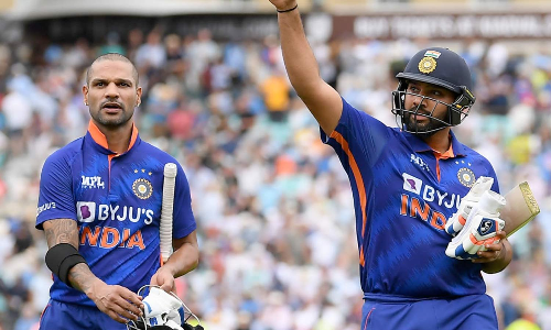 ரோகித் சர்மா - ஷிகர் தவான் ஜோடி சாதனை