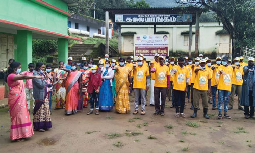 ஓவேலியில் தூய்மை நகரங்களுக்கான விழிப்புணர்வு நிகழ்ச்சி