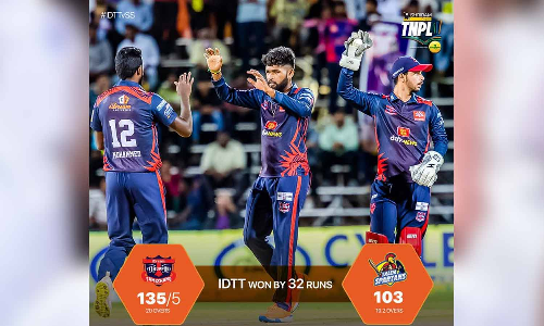 டிஎன்பிஎல் கிரிக்கெட்:  32 ரன்கள் வித்தியாசத்தில் திருப்பூர் அணி வெற்றி