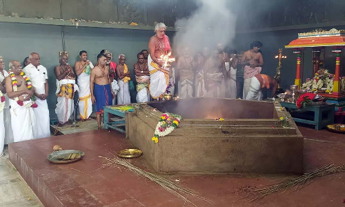 பிள்ளையார்பட்டி கற்பகவிநாயகர் கோவிலில் 1008 கலசாபிஷேக விழா