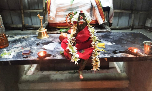 திட்டக்குடி அருகே  அம்மன் கோவிலில்  சாமி சிலை கண்டெடுப்பு