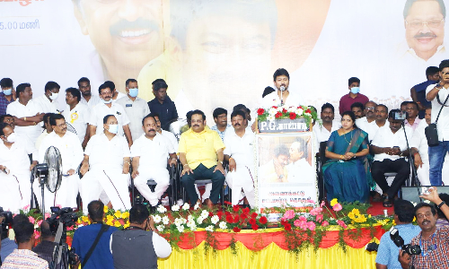 தி.மு.க. ஆட்சி மீது மக்களுக்கு நல்ல எண்ணம் உள்ளது- உதயநிதி ஸ்டாலின் பேச்சு