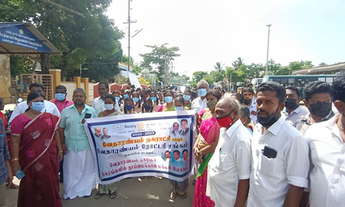 தூய்மை இயக்க விழிப்புணர்வு பேரணி