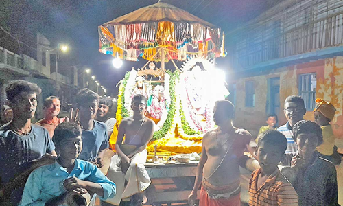 களக்காடு கோவிலில் வருசாபிஷேக விழா