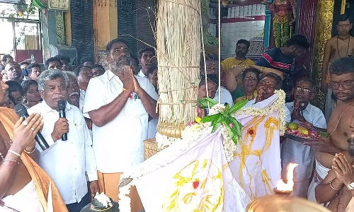 நாகமுத்து மாரியம்மன் கோவிலில் செடல் விழா