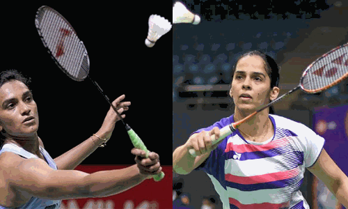 சிங்கப்பூர் ஓபன் - பி.வி.சிந்து, சாய்னா நேவால் காலிறுதிக்கு முன்னேறினர்