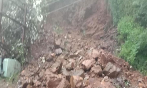 ஹிமாச்சலில் நிலச்சரிவு: பாறை உருண்டு கார் மீது மோதியதில் ஒருவர் பலி