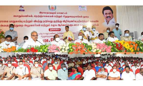 கிராமப்புற சாலைகளில் இருந்து வருவோர் தான் அதிக விபத்துகளை ஏற்படுத்துகின்றனர்: அமைச்சர் எ.வ.வேலு