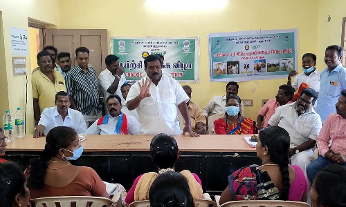 சிபாரிசின்றி வங்கி கடன் -  சிவா எம்.எல்.ஏ. கோரிக்கை