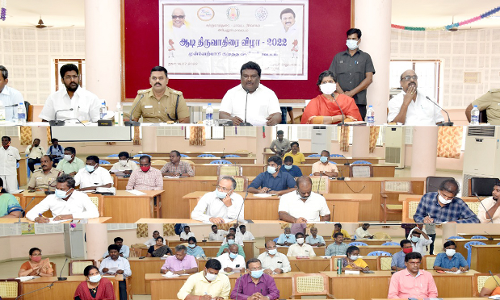 கங்கைகொண்டசோழபுரத்தில் தமிழக அரசு சார்பில் ஆடி திருவாதிரை விழா